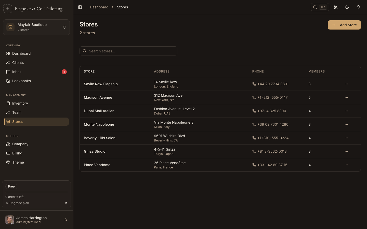 Multi-Location Support